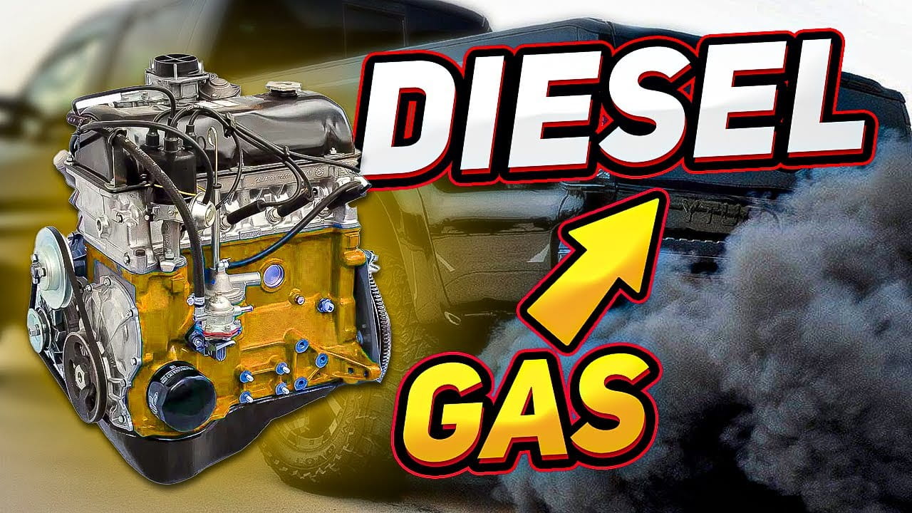 can a diesel engine run on propane